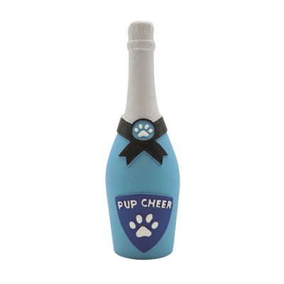 Croci homy pup cheers Champagne Flasche Latex