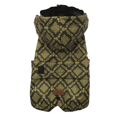 Croci Dog Jacket Goldfinger vodotěsná žlutá černá černá