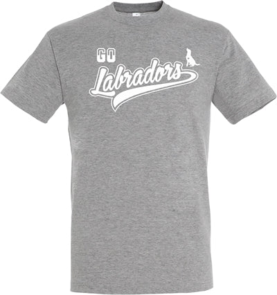 T-shirt go labradors grijs