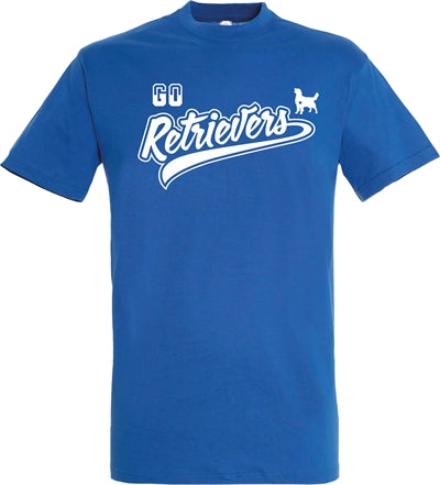 T-shirt go retrievers blauw