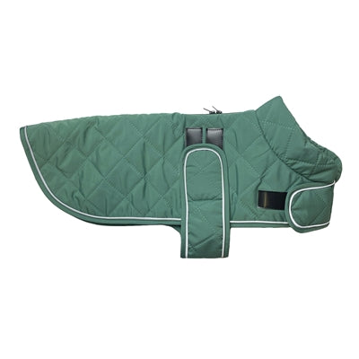 Feliz chaqueta para perros para mascotas caminar caminando verde azulado verde