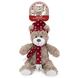 Rosewood brie bear le hata agus scairf dearg