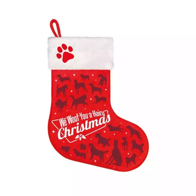 Dely Gifts de Navidad Tok Woof peludo NAVIDAD RED