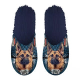 Pantoffel german shepherd donkerblauw