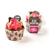 The Barking Bakery Vanilla Woofin con glassa rosa