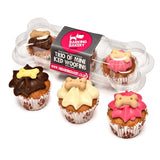 The barkin bakery The barkin bakery mini iced woofins vanilla en carob trio assorti