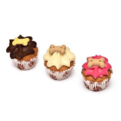 The barkin bakery The barkin bakery mini iced woofins vanilla en carob trio assorti