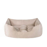 Rosewood 40 Winks Dog Basket Cord Ribstof Beige