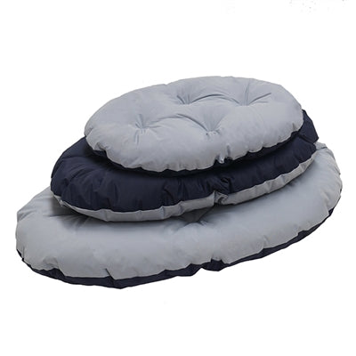 Rosewood Dog Cushion Tough Mucky Oval Grey Navy