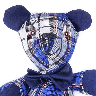 Rosewood Blueberry Bear checkered blue