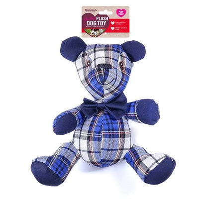 Rosewood Blueberry Bear checkered blue