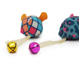 Duo de souris patchwork de Moggy Jolly Moggy Rose