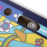 Roserwood krabplank et plafboard de flipper playbaan bleu