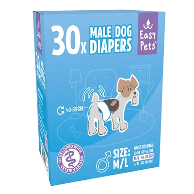 Easypets pañales para perros macho