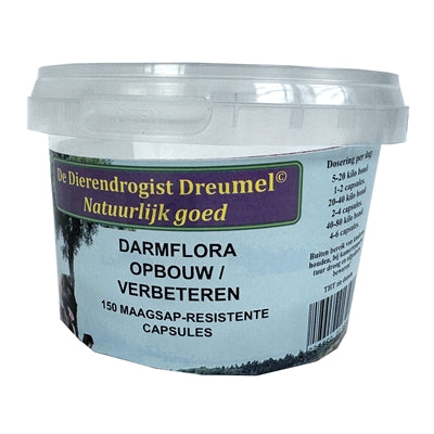 Dierendrogist Darmflora opbouw verbeterend capsules