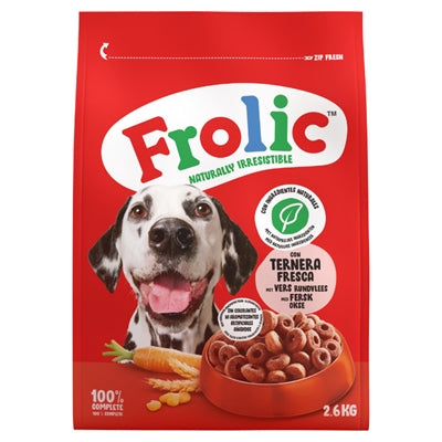 Frolic dry with beef