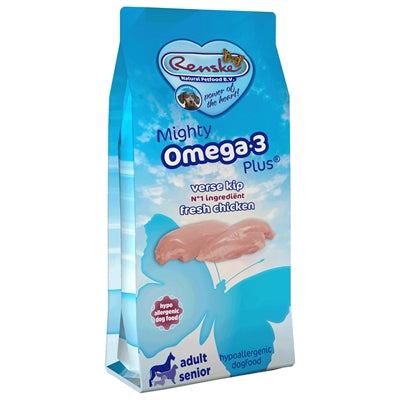 Renske Mighty Omega Plus Adulto Senior Chicken Rice Ipoallergenene