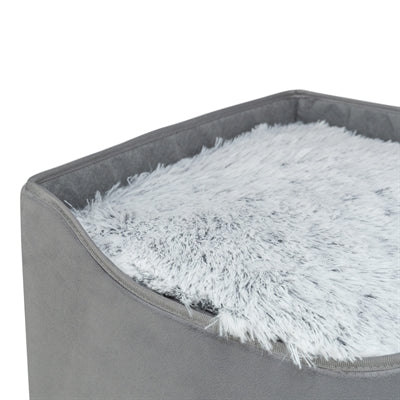 Trixie cat house harvey gray-white black