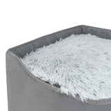 Trixie cat house harvey gray-white black