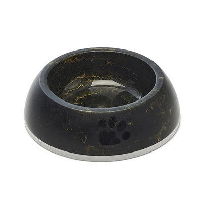 Savic Food Bowl Delice 2 Marmor Schwarz Gold