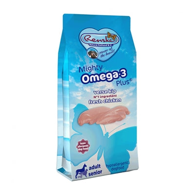 Renske Mighty Omega Plus vuxen Senior Chicken Rice Hypoallergenene