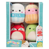 Squishmallows cuddly toy plush - micromallows, 4-pack