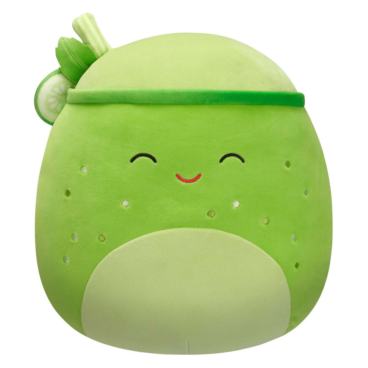 Squishmallows cuddly toy plush - townes green juice, 30cm