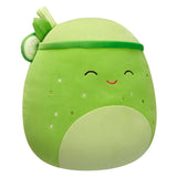 Squishmallows cuddly toy plush - townes green juice, 30cm
