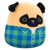 Squishmallows cuddly toy plush - prince pug, 30cm