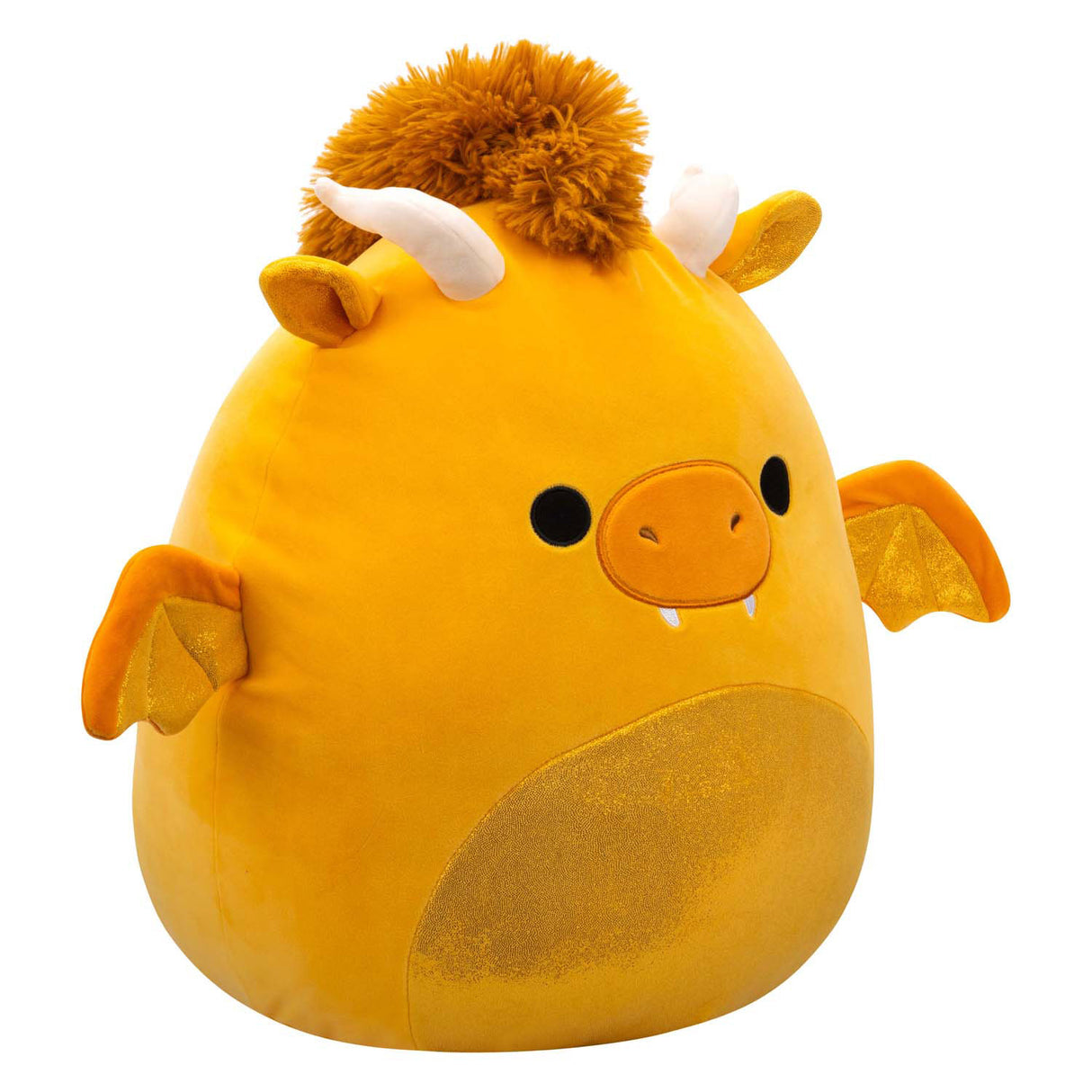 Squishmallows cuddly toy plush - mister golden dragon, 30cm