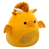 Squishmallows cuddly toy plush - mister golden dragon, 30cm