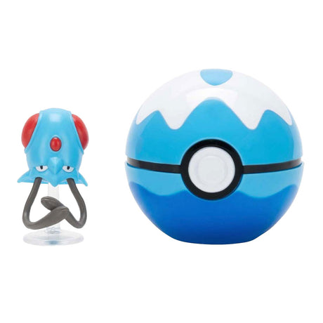 Jazwares pokémon - klip n go tentacool dive ball