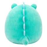 Squishmallows cuddly toy plush - tortuga blue-green alligator, 40cm