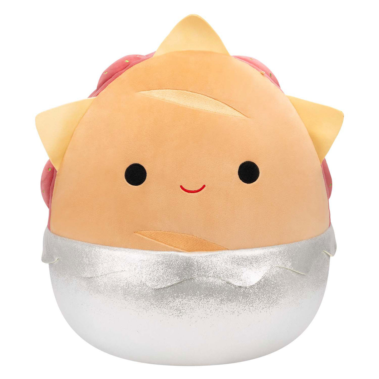 Squishmallows cuddly toy plush - meatball sandwich, 40cm