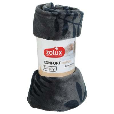 Zolux Dog Blanket Cocoon Pattern Grey Assorti