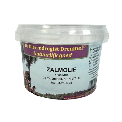 Animal drugstore salmon oil capsules