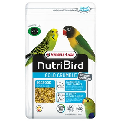 Nutribird gold crumble dry egg food parakeets small parrots