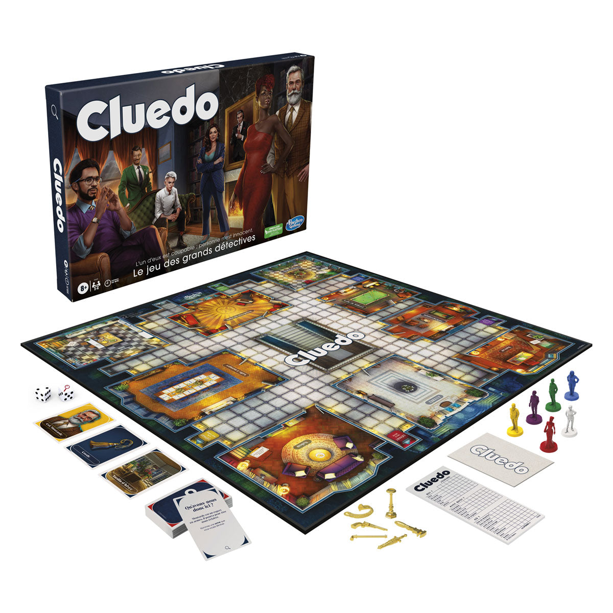 Hasbro cluedo det klassiska brottsspelet.