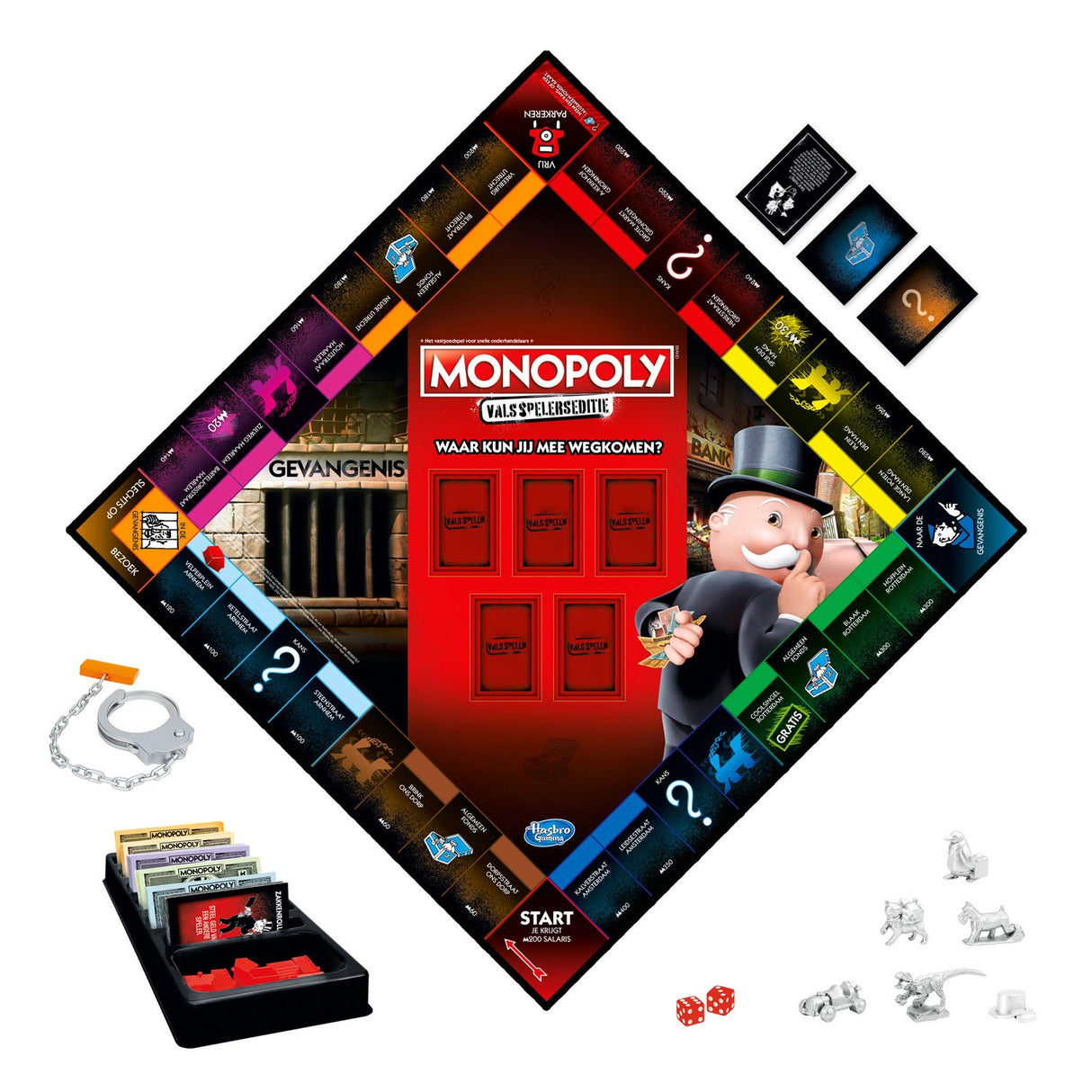 Hasbro Monopoly Valslesters edition Dutch