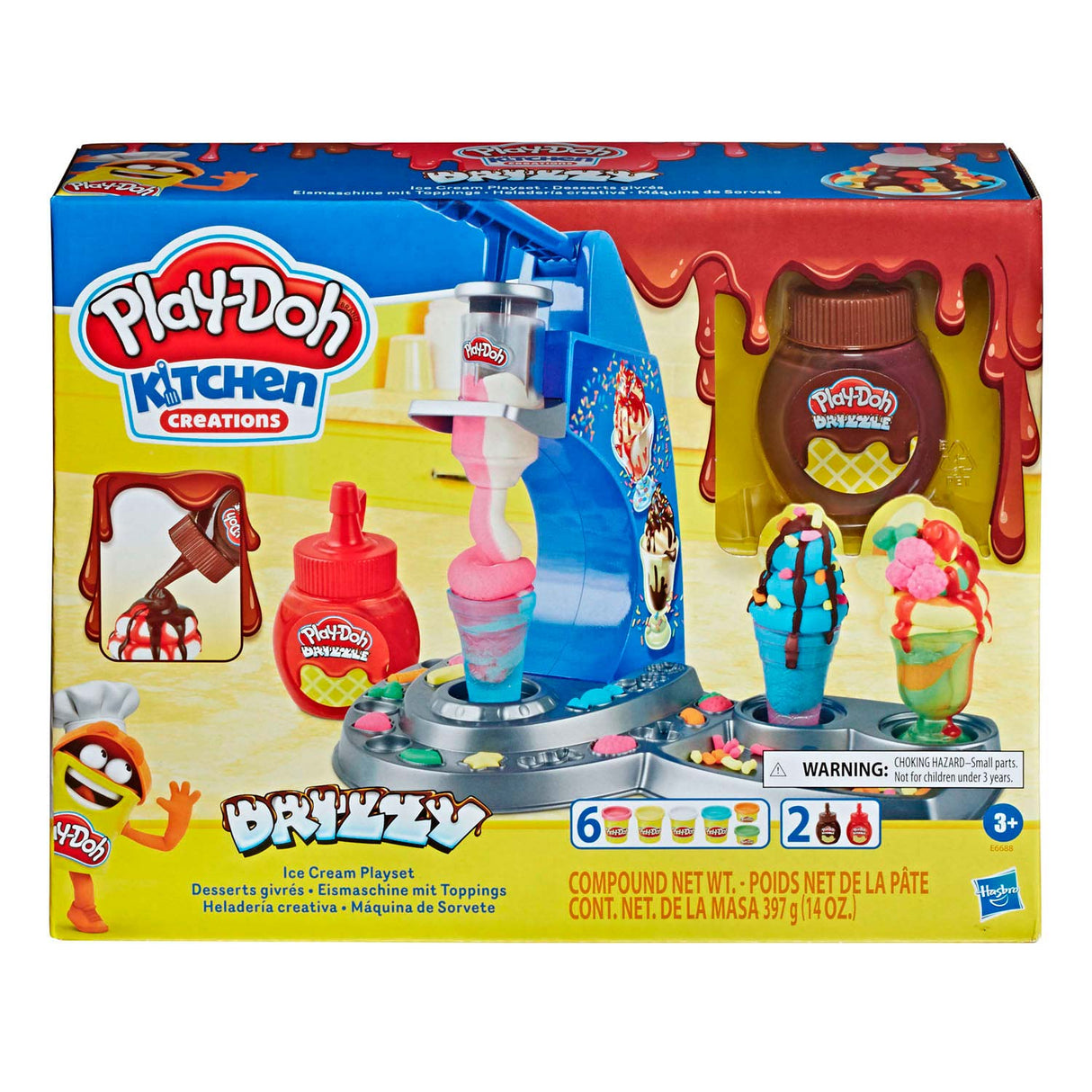 Play-Doh Drizzy Ice Cream Play Set