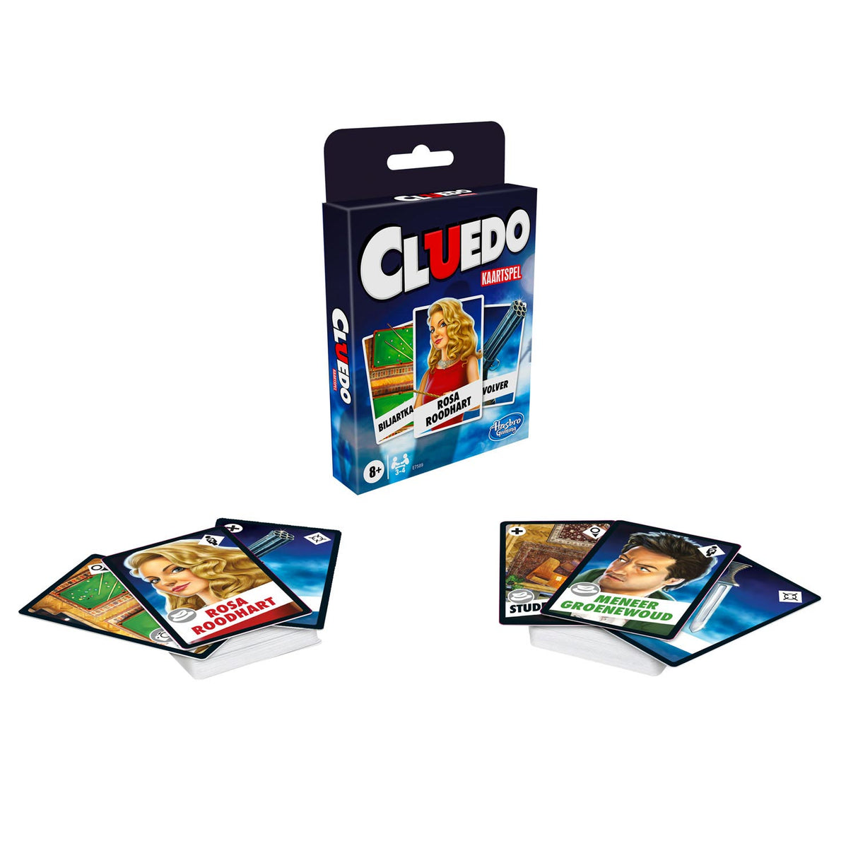 Hasbro Cluedo kortspil