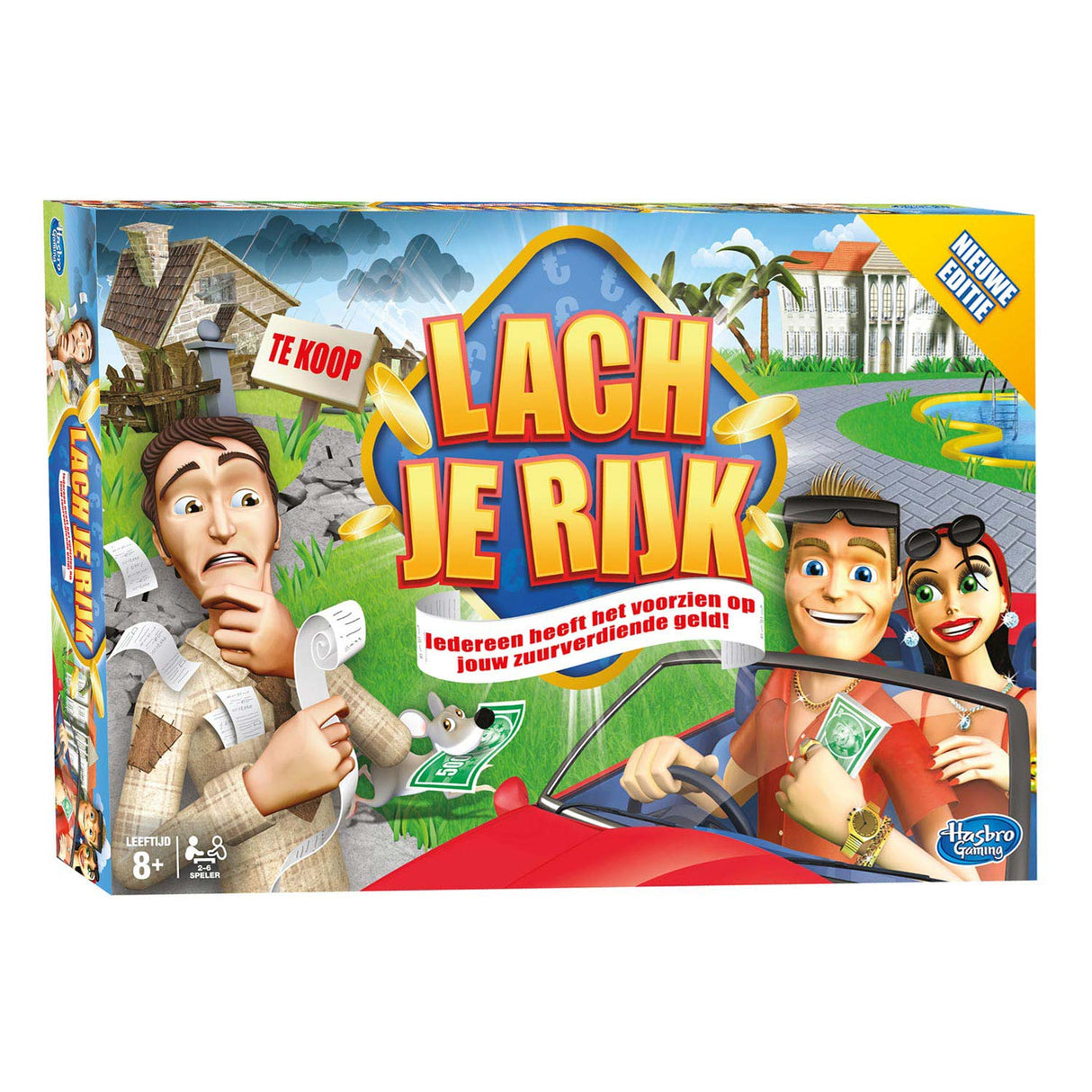 Hasbro Bordspel Lach je Rijk