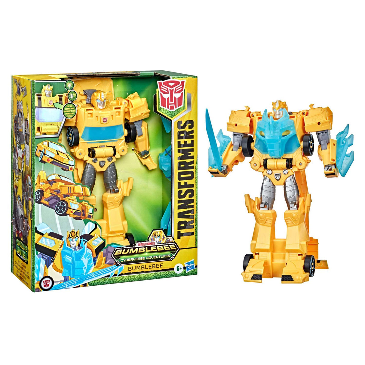 Hasbro -Transformatoren Cyberverse Roll und Transformation Bumblebee