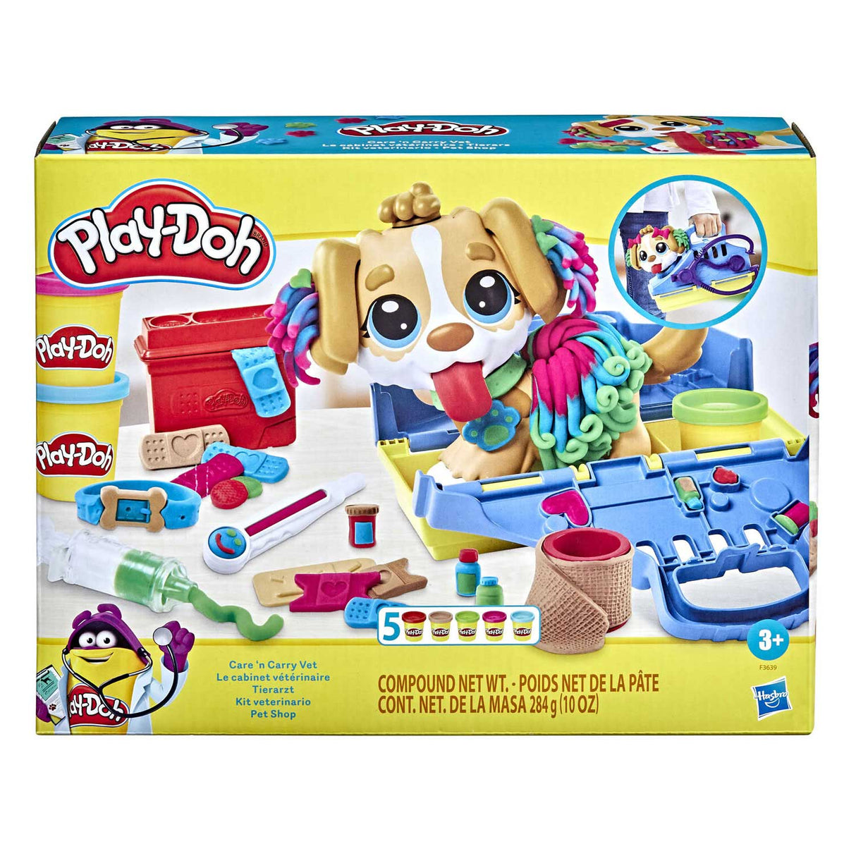 Hasbro Care N Carry Dierenarts Klei Speelset