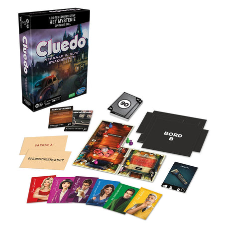 Hasbro Cluedo Escape Verraad in Slot Swaenesteyn Bordspel