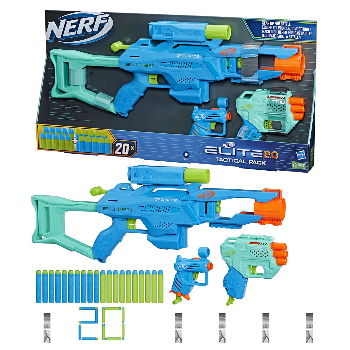 Pacchetto tattico nerf nerf 2.0