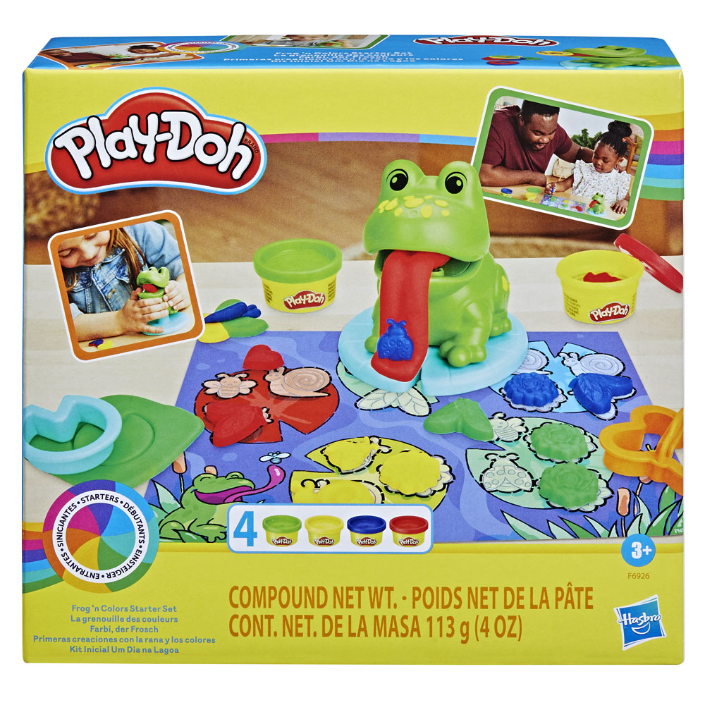 Play-doh grod och färg lera starter set