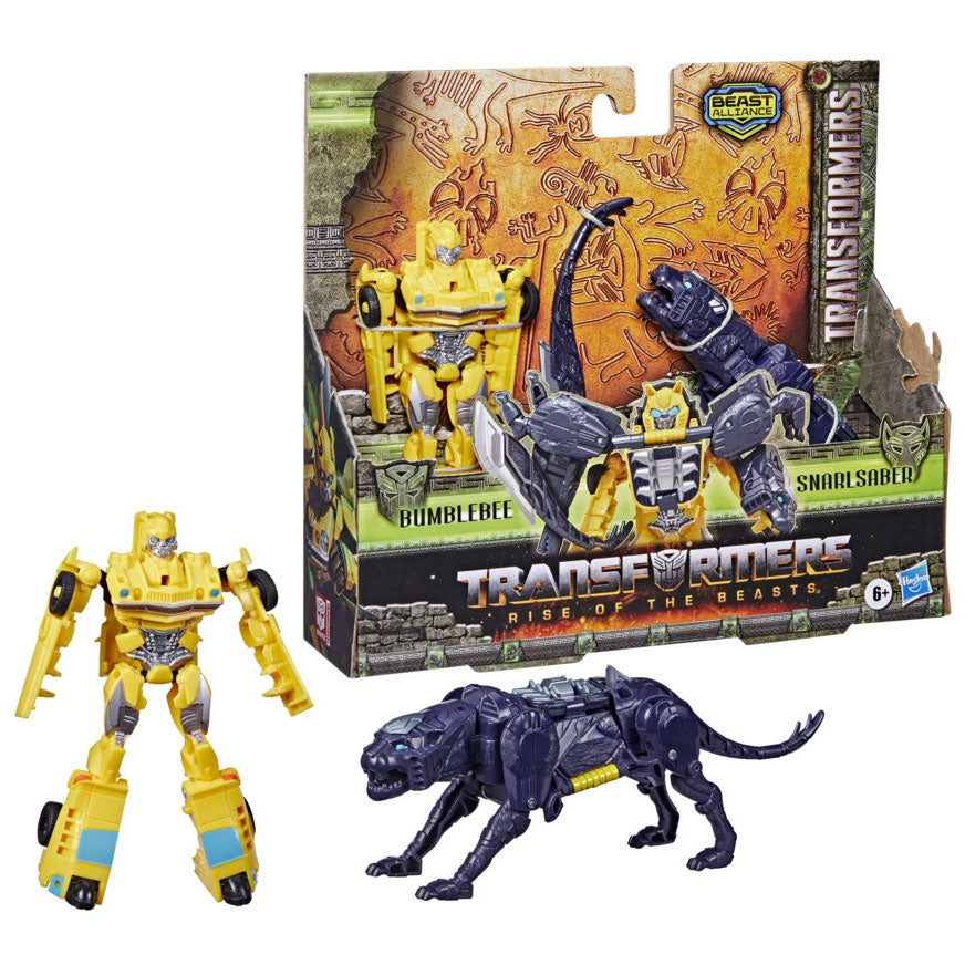 Hasbro Transformers Rise of the Beasts Combiner Actiefiguren Bumblebee Snarlsaber