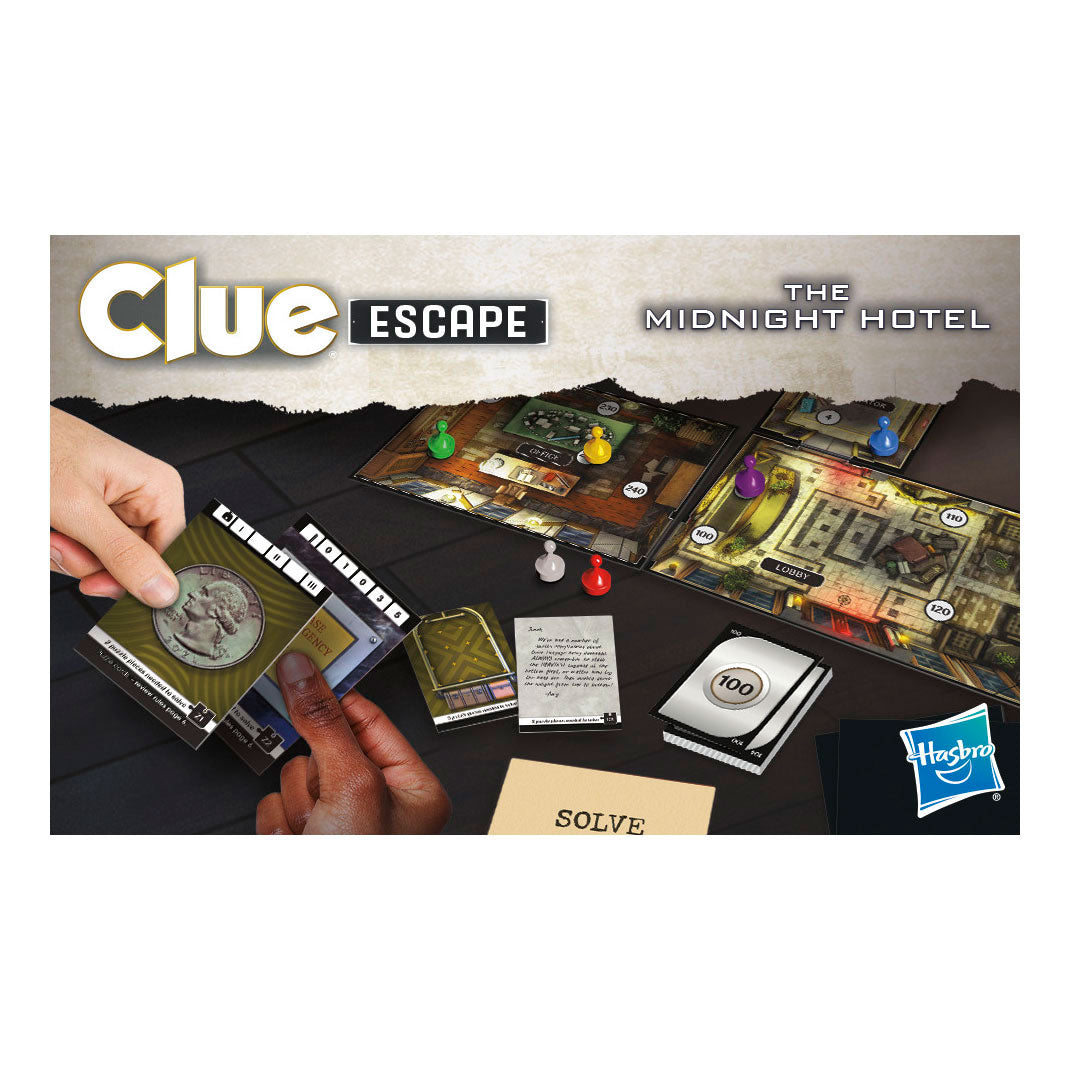 Hasbro Cluedo Escape The Midnight Hotel Board Game
