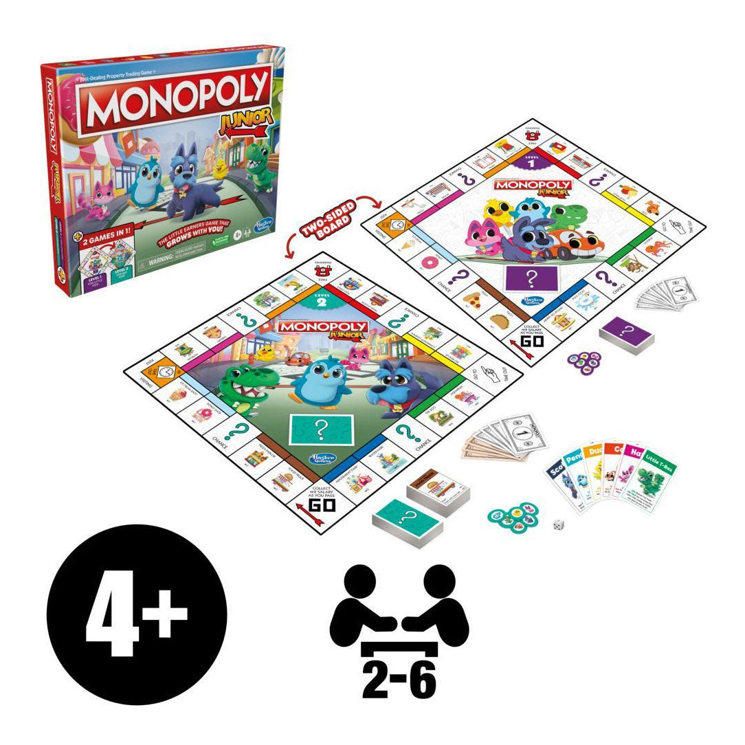 Hasbro Monopol Junior 2in1 Economic Simulation Board Game